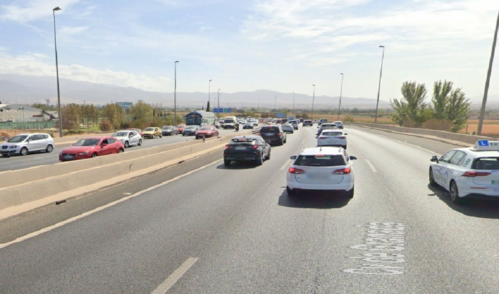 Ocho personas heridas en dos accidentes de tráfico en Granada