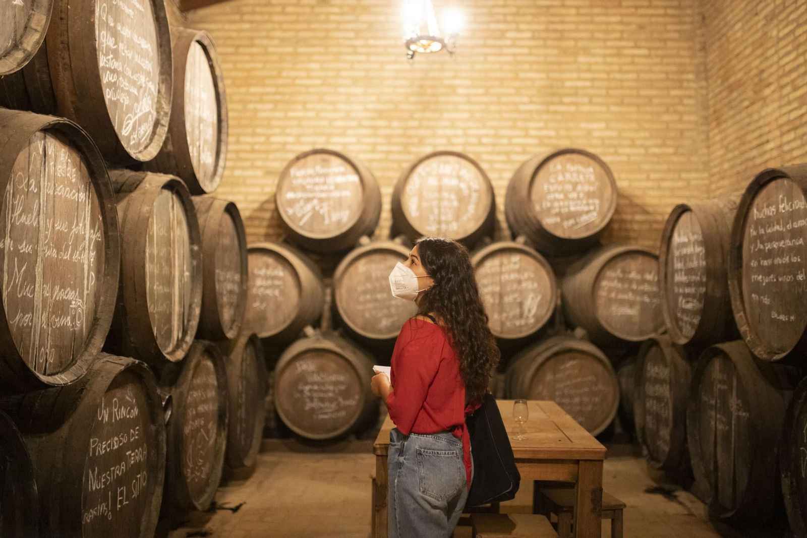 Imágenes de la vendimia en el Condado de Huelva
