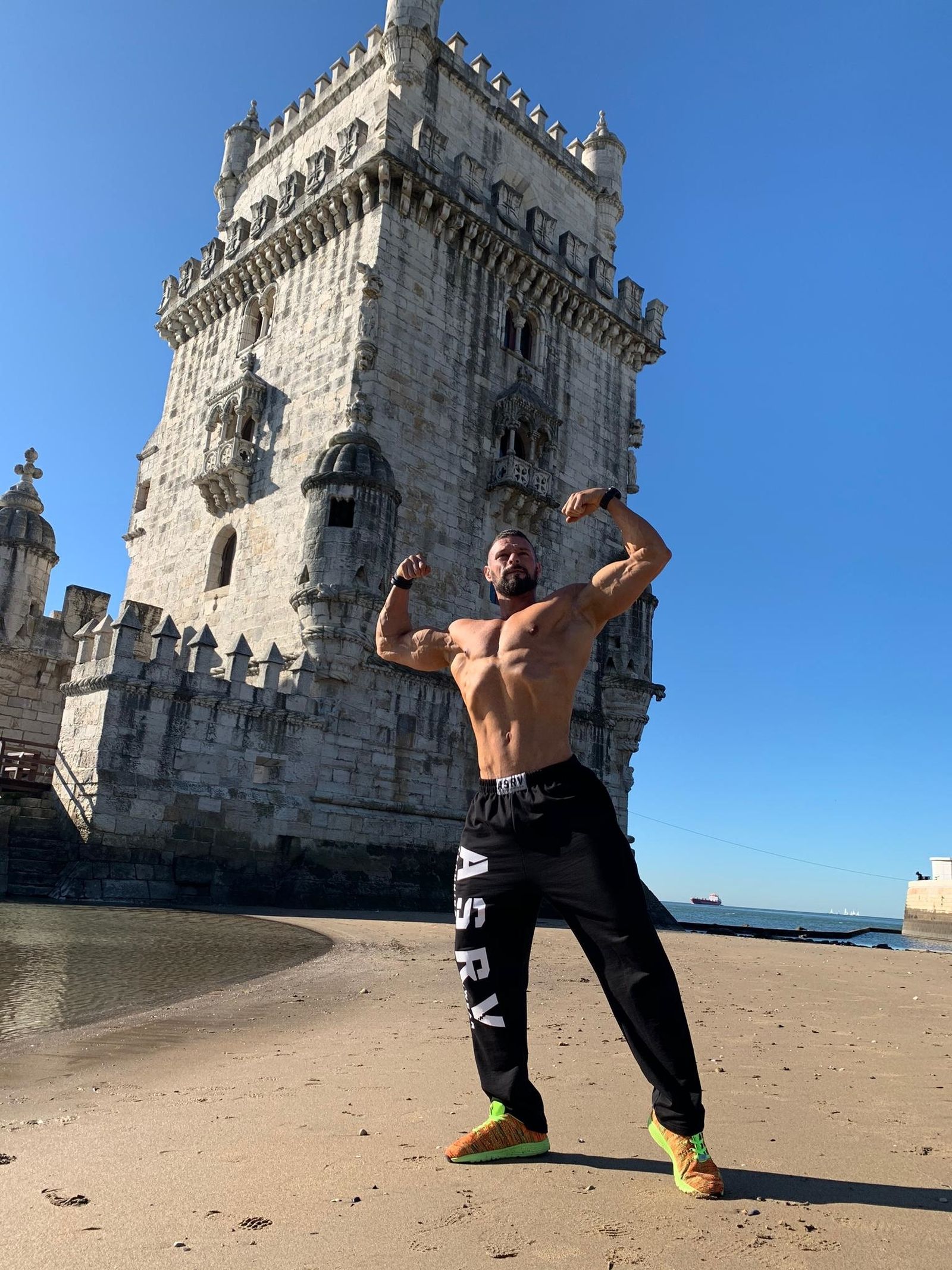 El culturista Andrés Pérez.