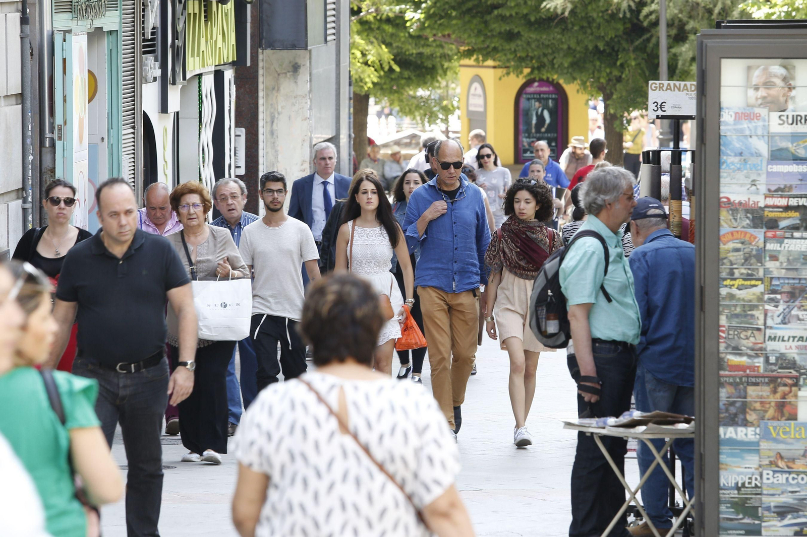 El colectivo extranjero, a la baja.