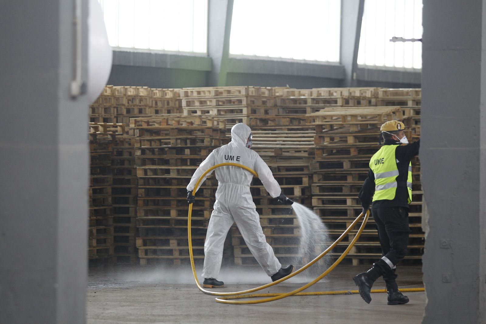 Fotogalería Coronavirus. Actuación UME en Almería.