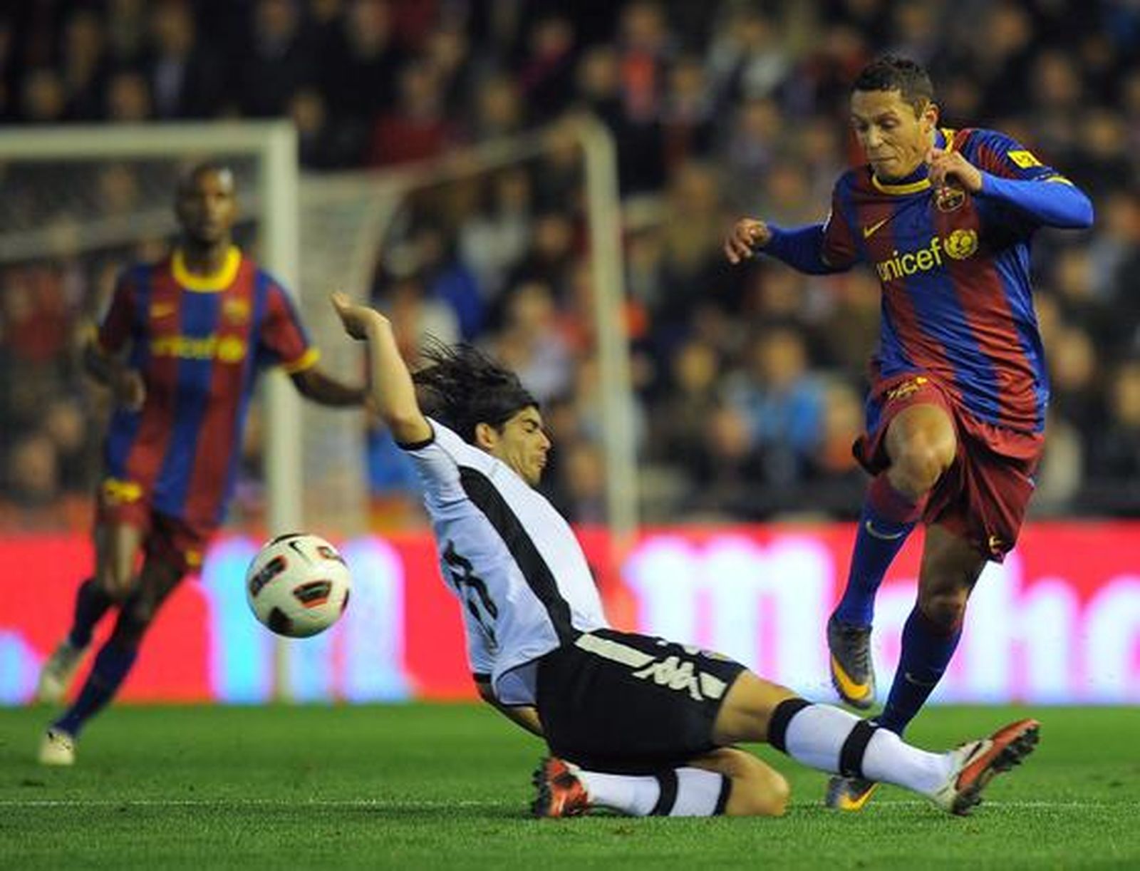 El Barcelona consigue una trabajada victoria en Mestalla.

Foto: AFP/ Reuters