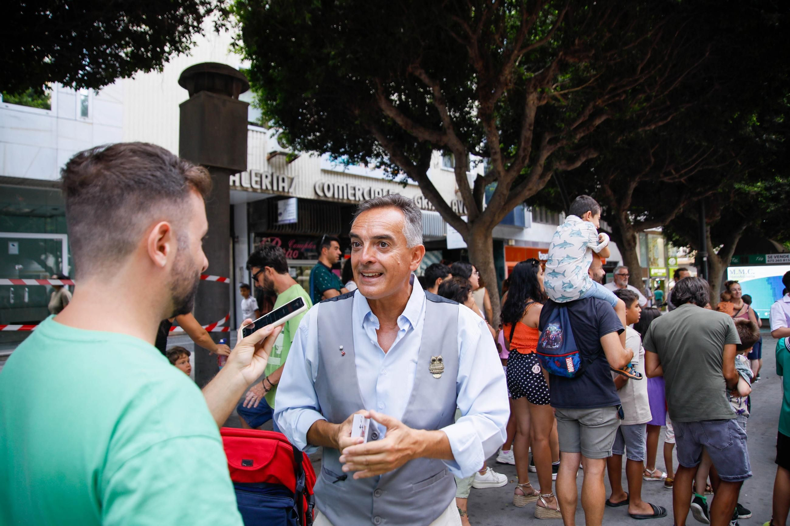 Las mejores imágenes del espectáculo 'Magia en la Calle' en el Paseo de Almería