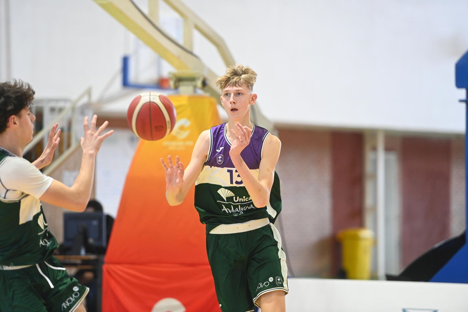 Marcus Moller, con Saint-Supéry en un partido en Los Guindos.