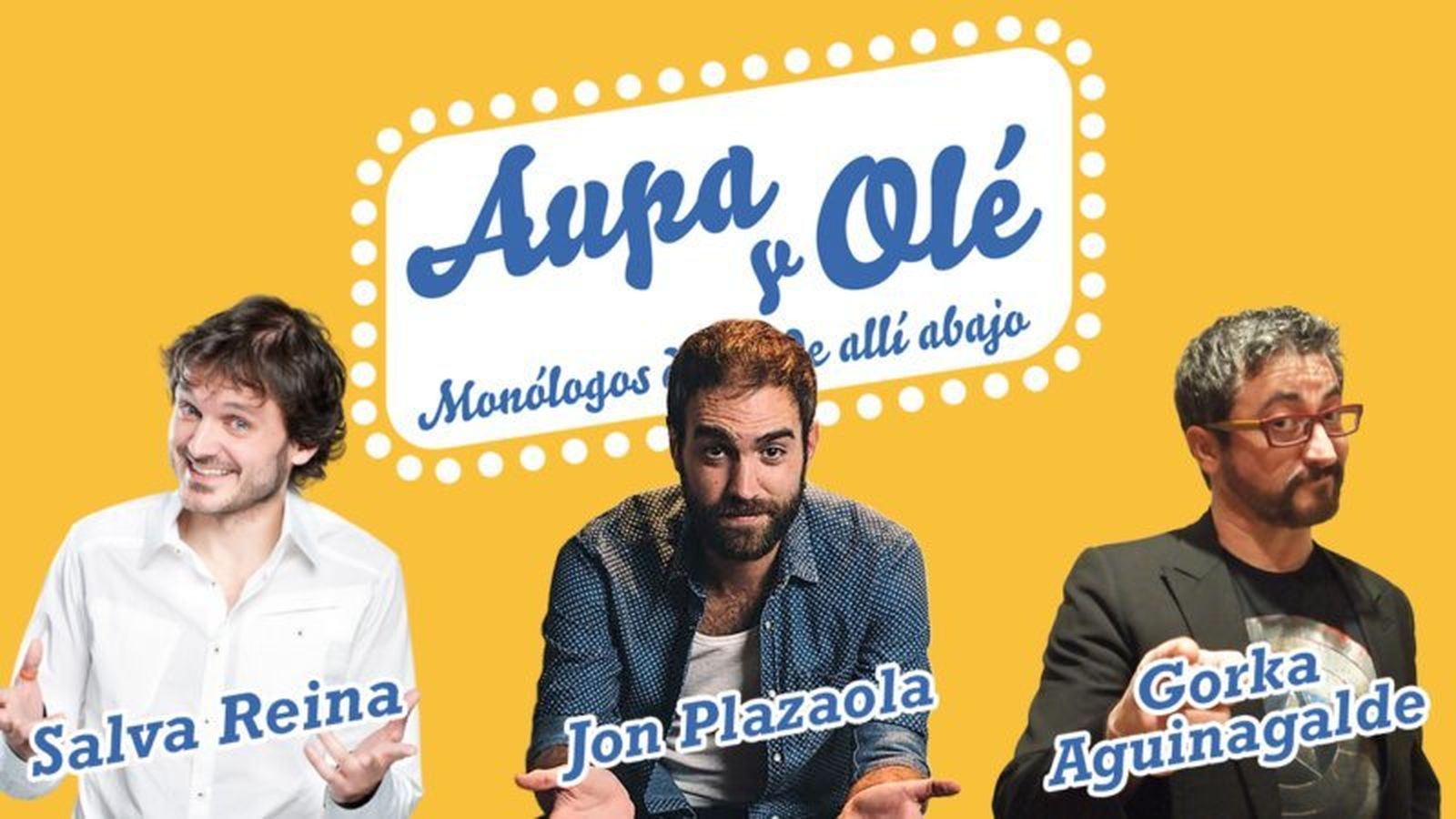 Los tres actores de 'Allí abajo' llevan el humor al Teatro Los Remedios.