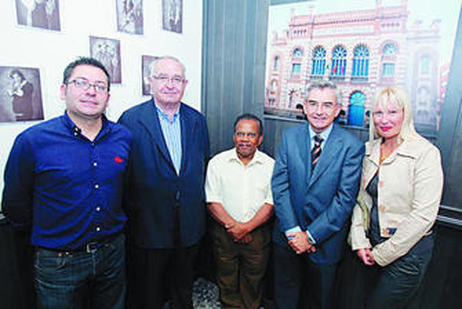 José Manuel Sánchez Reyes (Cartero Real), Antonio Saiz (Melchor), Fernando Souza (Baltasar), José Joaquín León Morgado (Gaspar) y Mar Vázquez (Estrella de Oriente).