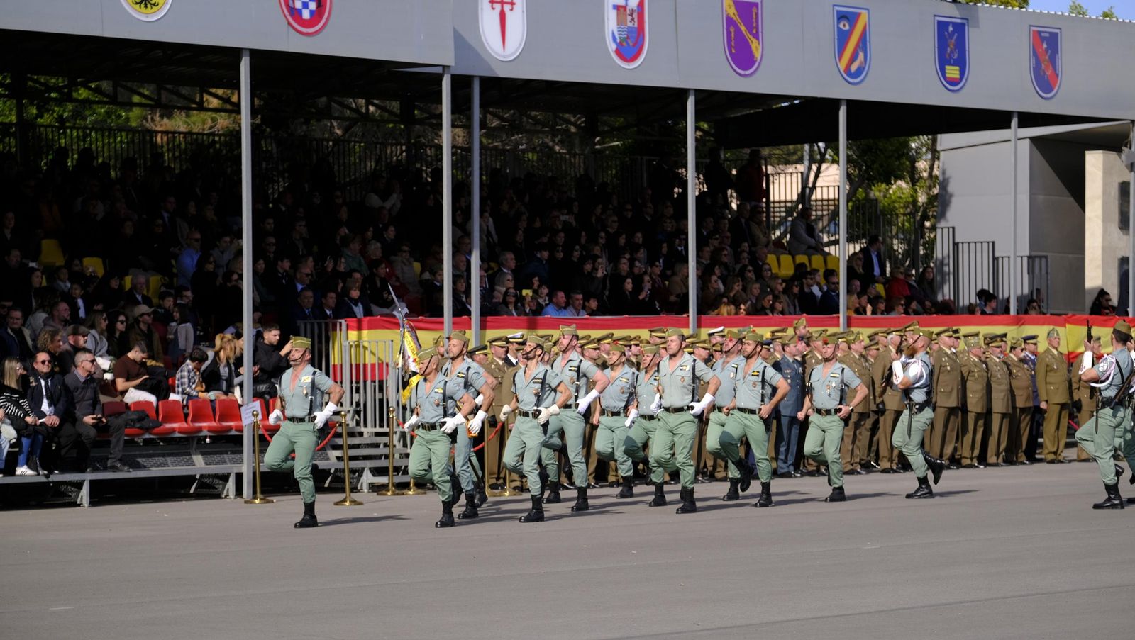 Conmemoración del Combate de Edchera en la Base Álvarez de Sotomayor de La Legión, en imágenes