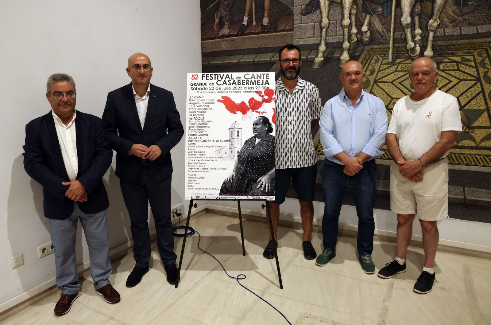 Imagen de la presentación del Festival de Cante Grande de Casabermeja