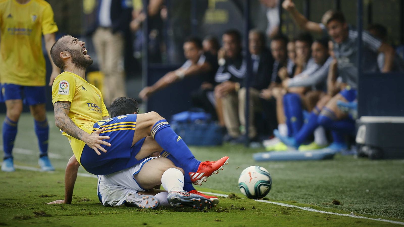 Las fotos del partido Cádiz CF - Deportivo de la Coruña