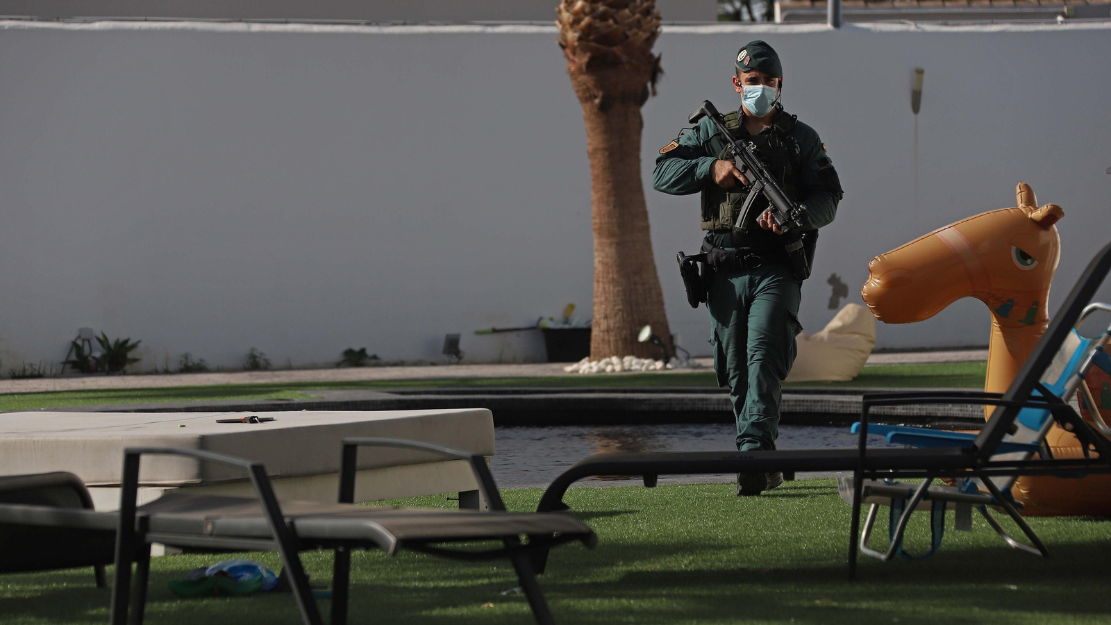 Fotos de los registros en 'Villa Narco' en La Línea