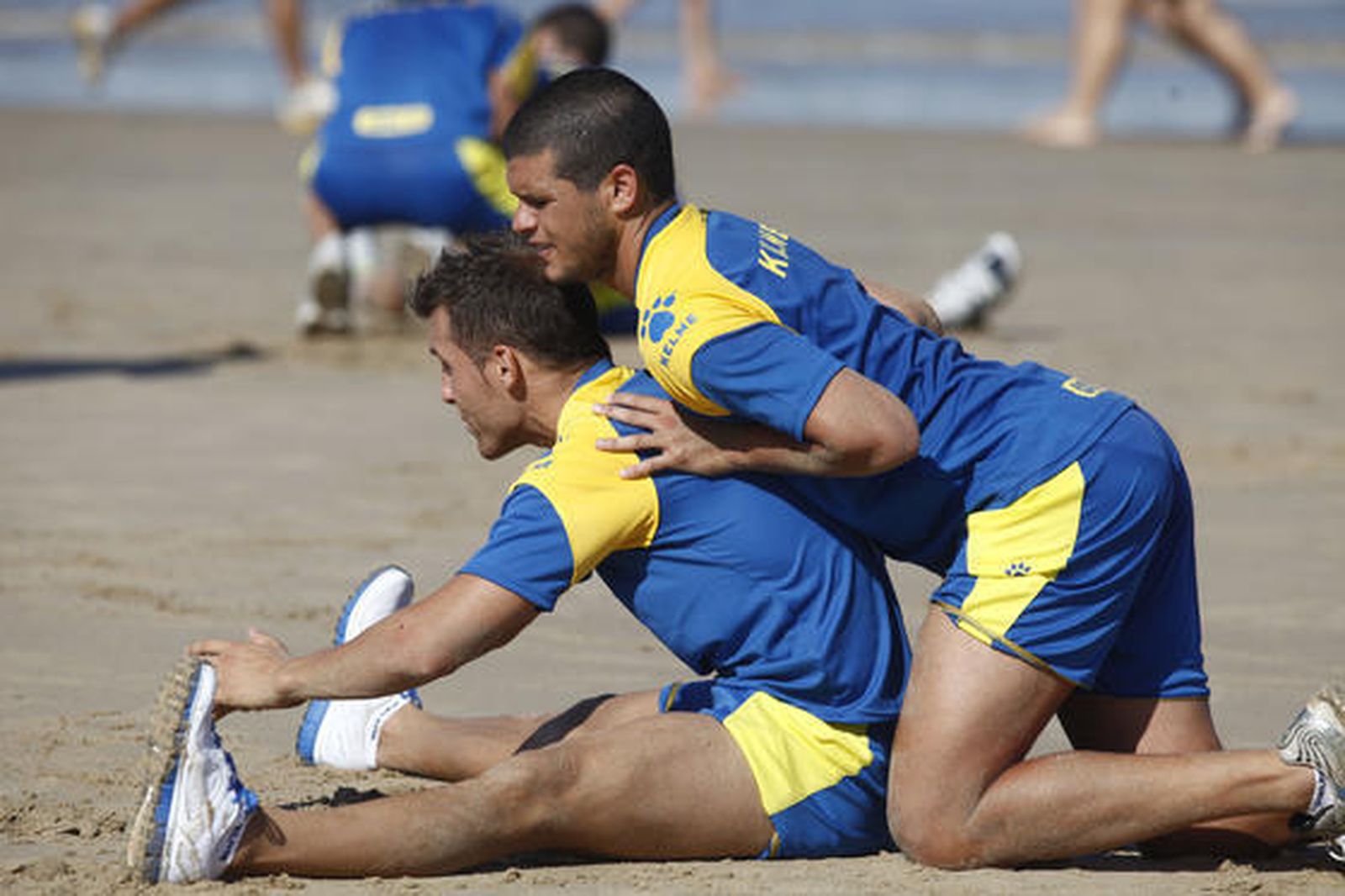 Un momento del entrenamiento  Foto: Jesus Marin