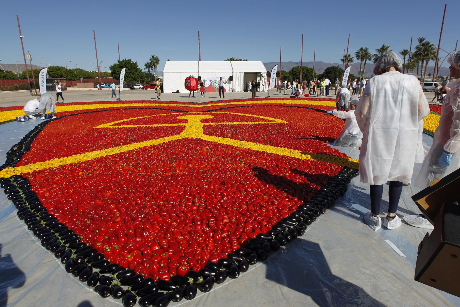 Fotogalería Récord Guinness Corazón Hortalizas Almería