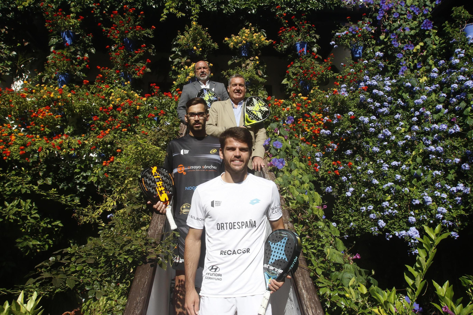 Presentación en el Patio San Basilio, 44, del World Padel Tour de Córdoba.