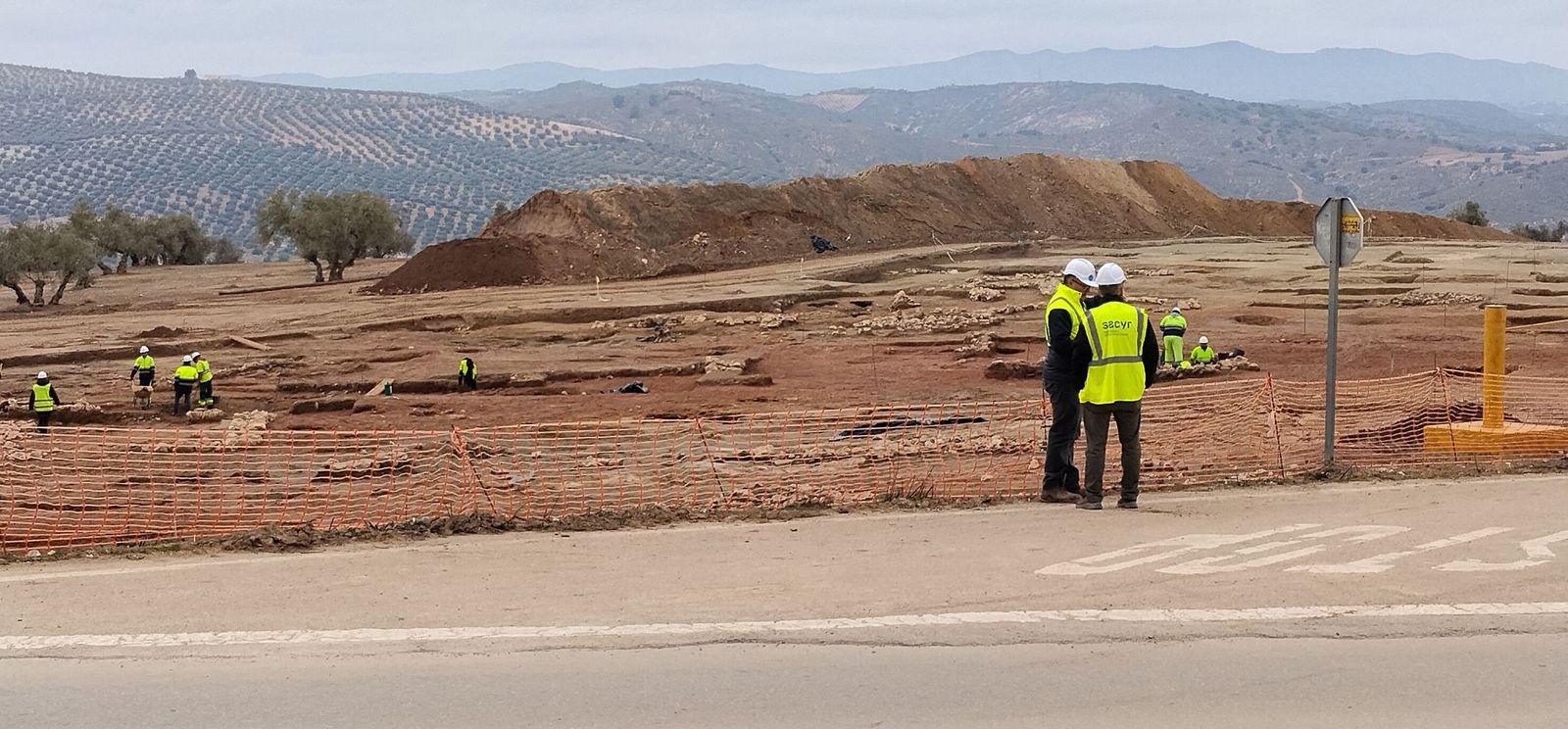 Obras en la Variante de Loja en el tramo de Riofrío