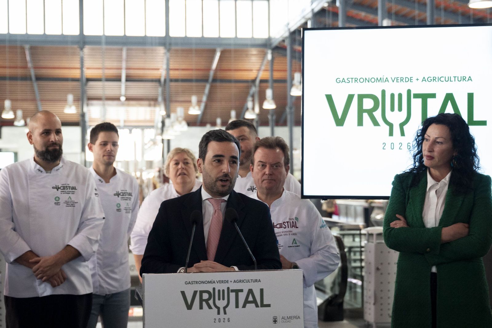 Presentación de Vrutal en el Mercado Central de Almería