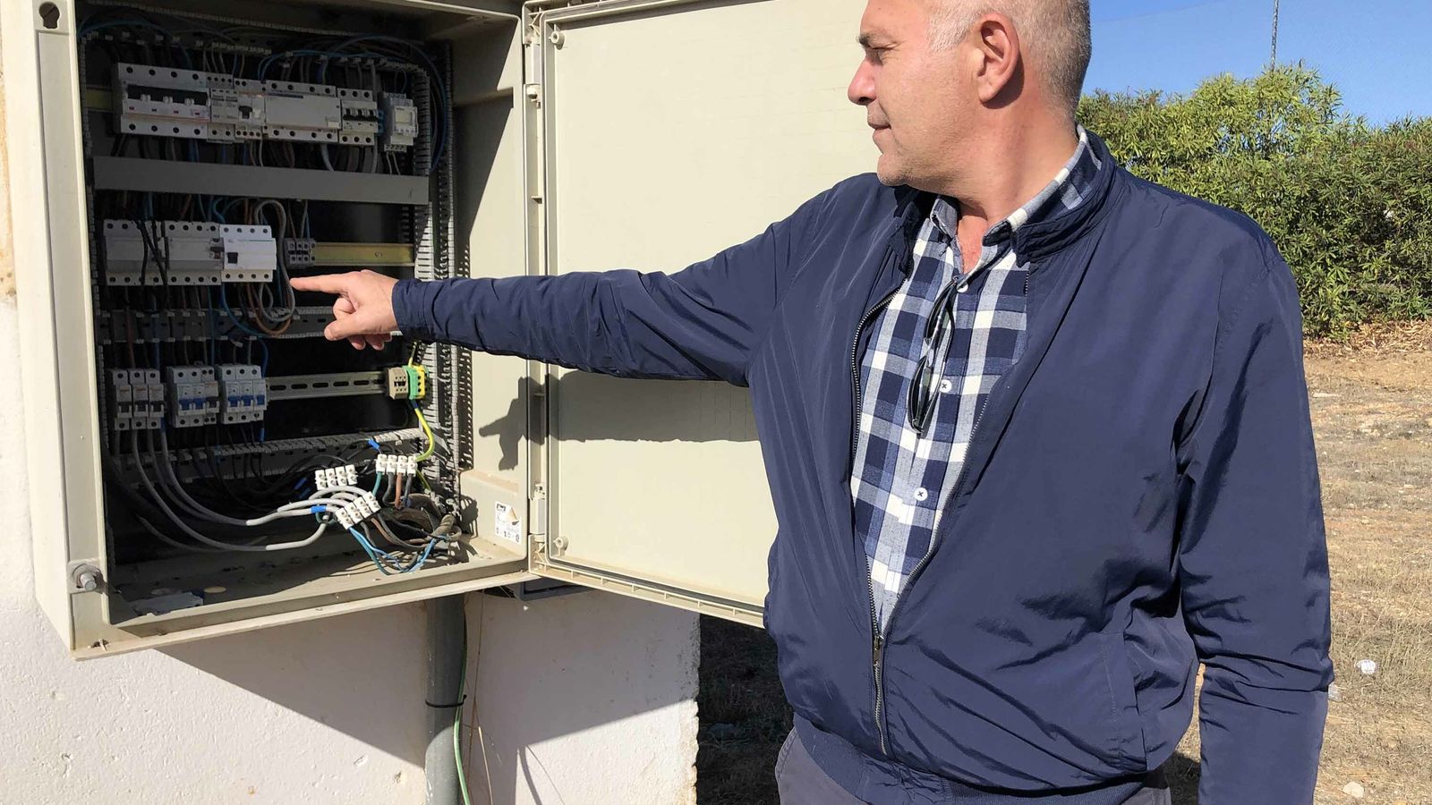 José Enrique Carrasco, secretario de la comunidad de propietarios de Pozo del Camino.