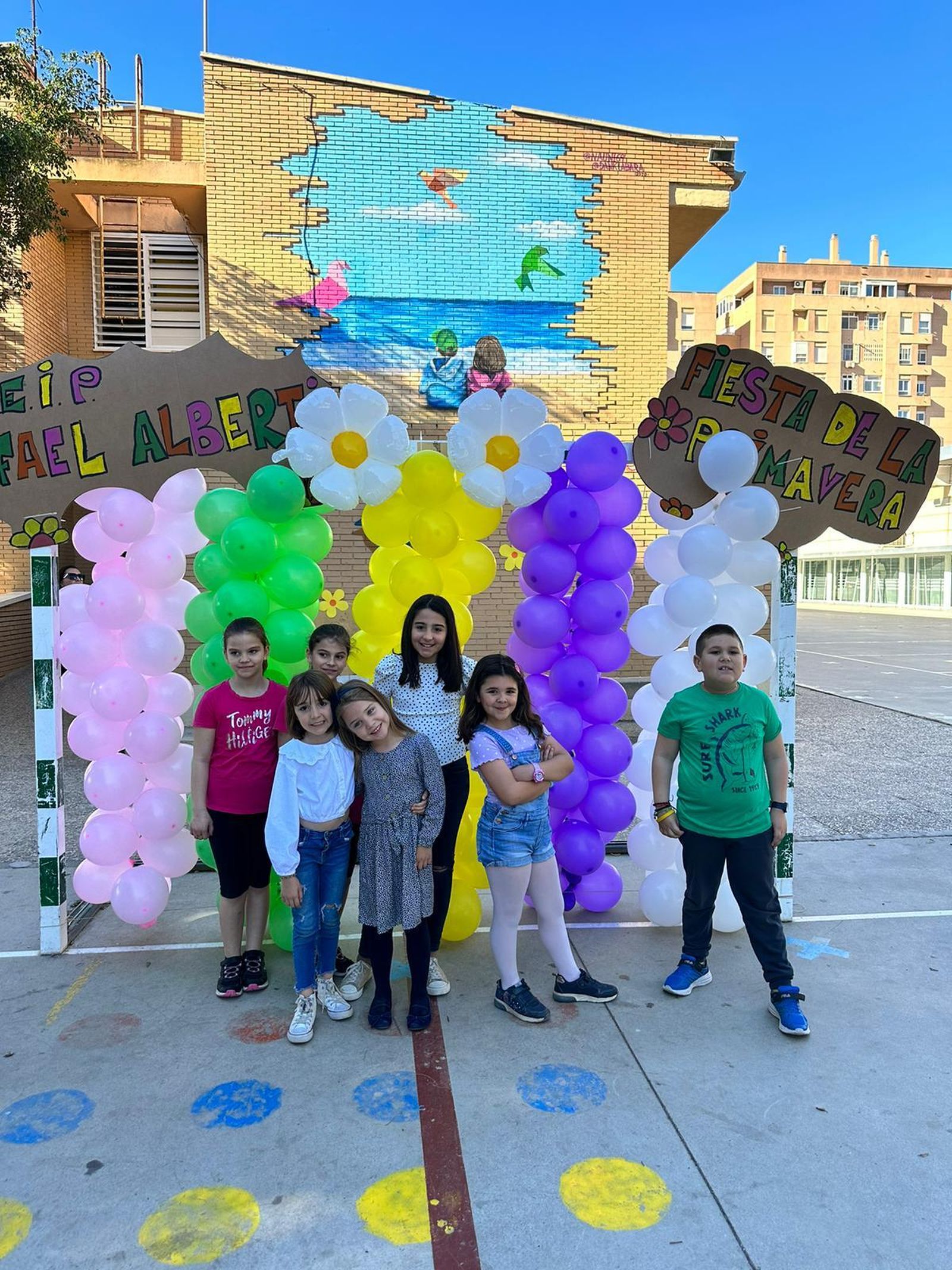 Fiesta de la Primavera en el CEIP Rafael Alberti para hacer del colegio un espacio cardioasegurado y cardiosaludable