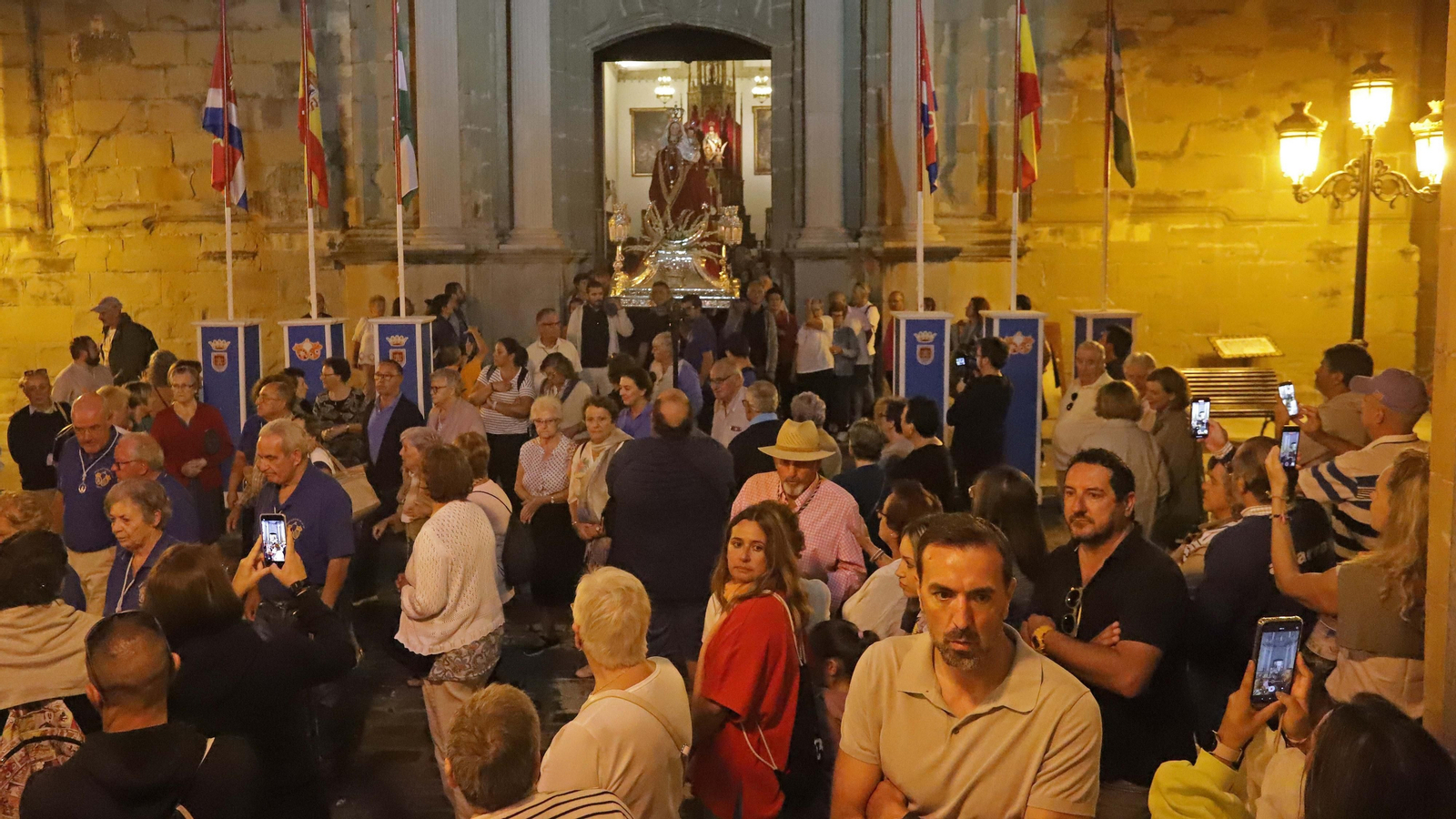 Fotos del retorno de la Virgen de la Luz a su santuario en Tarifa