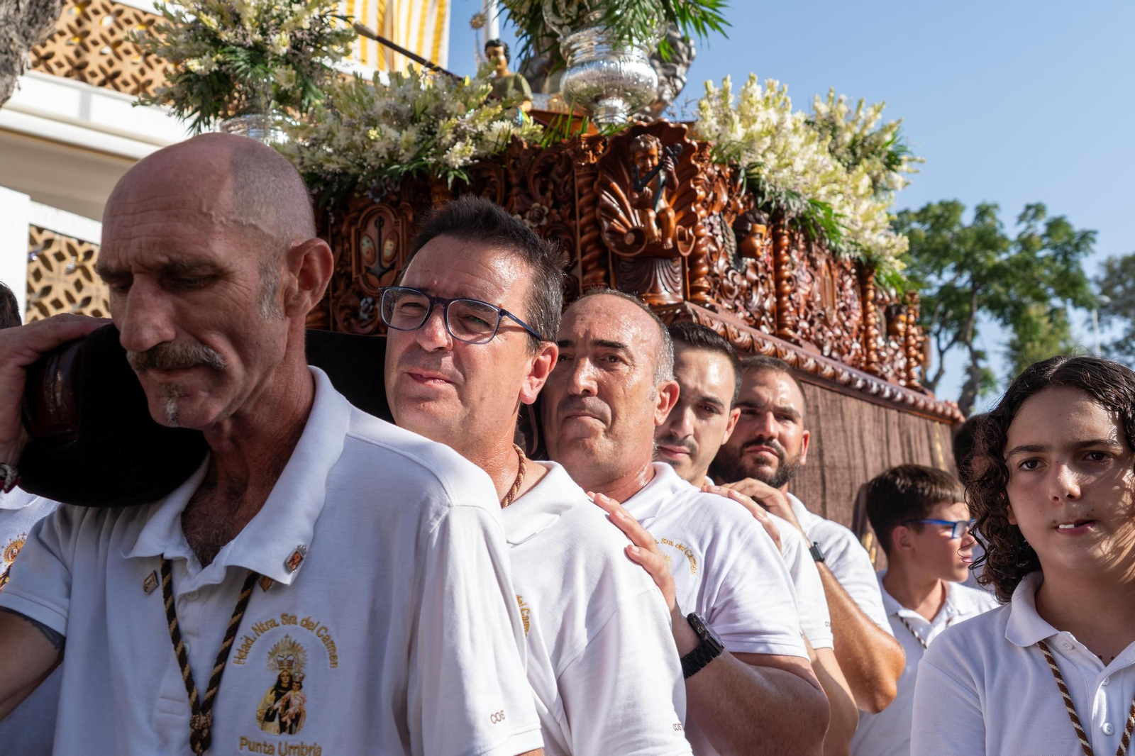 Imágenes de la Solemne Procesión marítima de la Virgen del Carmen en Punta Umbría