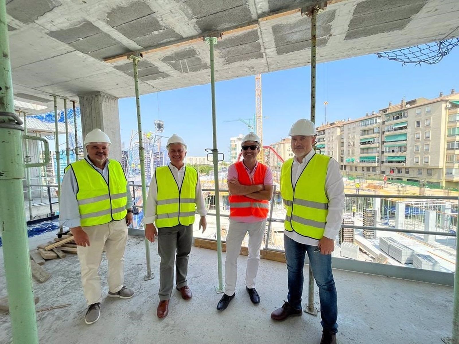 Avanzan las obras de construcción de 153 viviendas protegidas en el barrio de la Chana