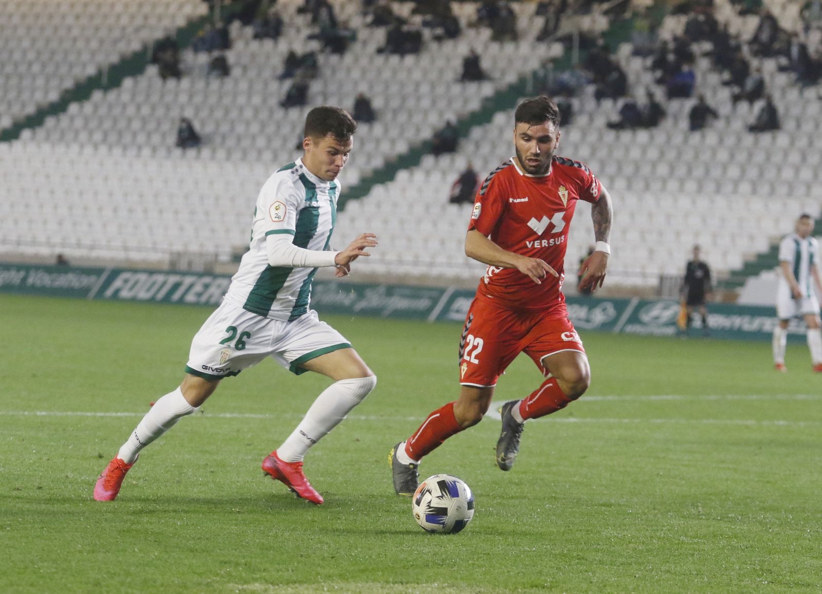 Las fotografías del empate entre el Córdoba CF y el Real Murcia