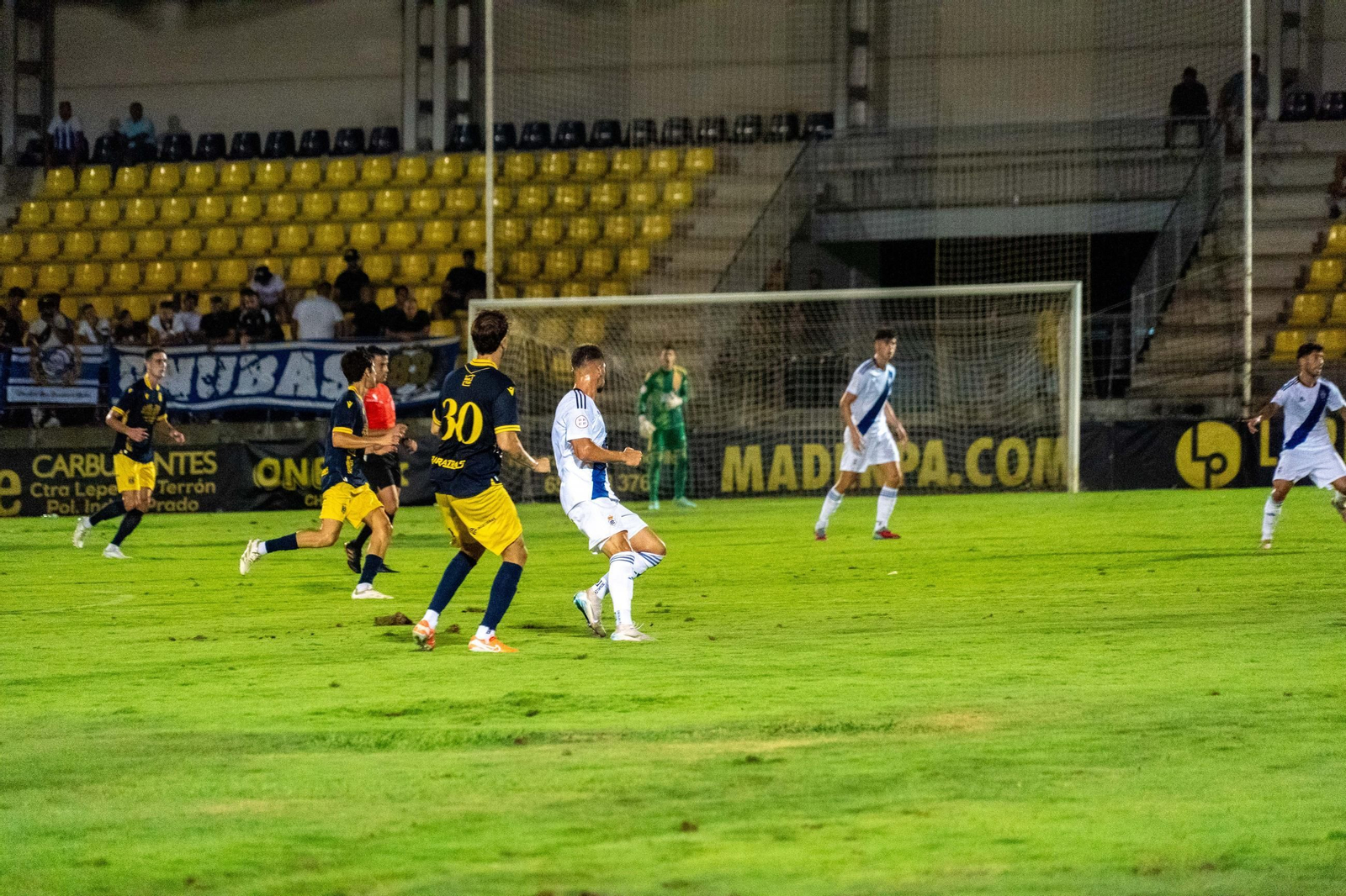 Imágenes del partido AD Merida - Recreativo de Huelva del Trofeo de la Bella