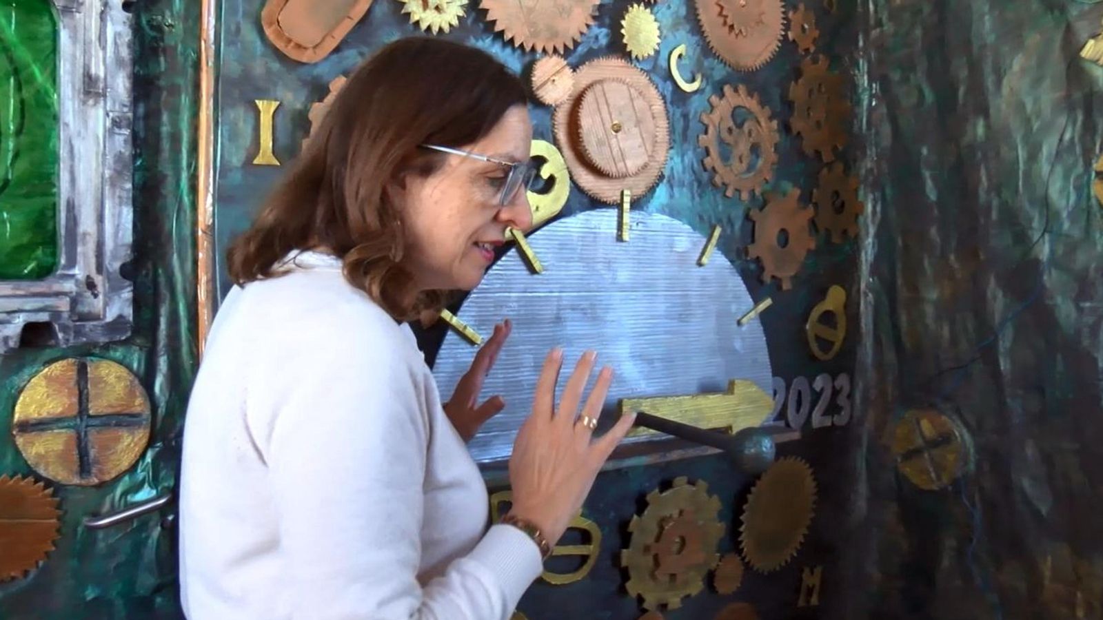 Exposición inmersiva en la Escuela Viento del Sur Exposición inmersiva en la Escuela Viento del Sur
