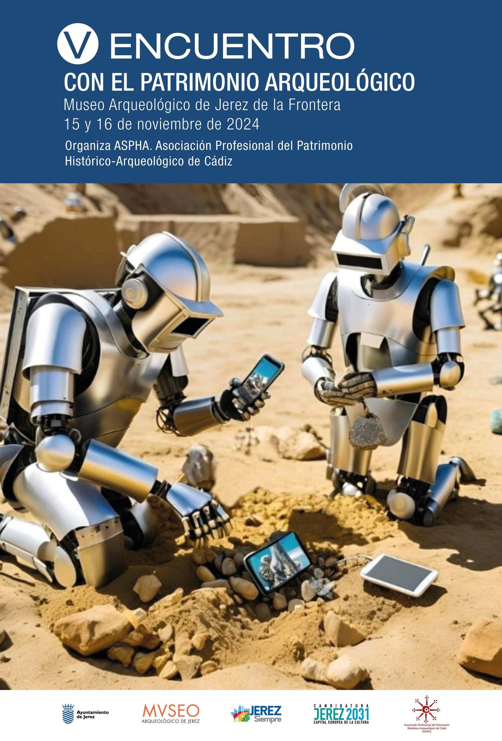 Cartel del V Encuentro ASPHA