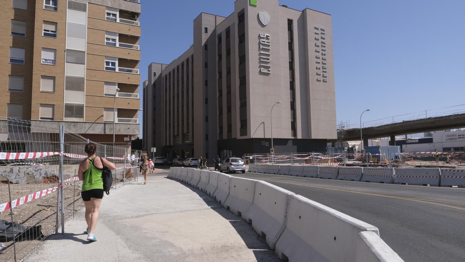 Corte de la Avenida de Montserrat por las obras del soterramiento del AVE, en imágenes
