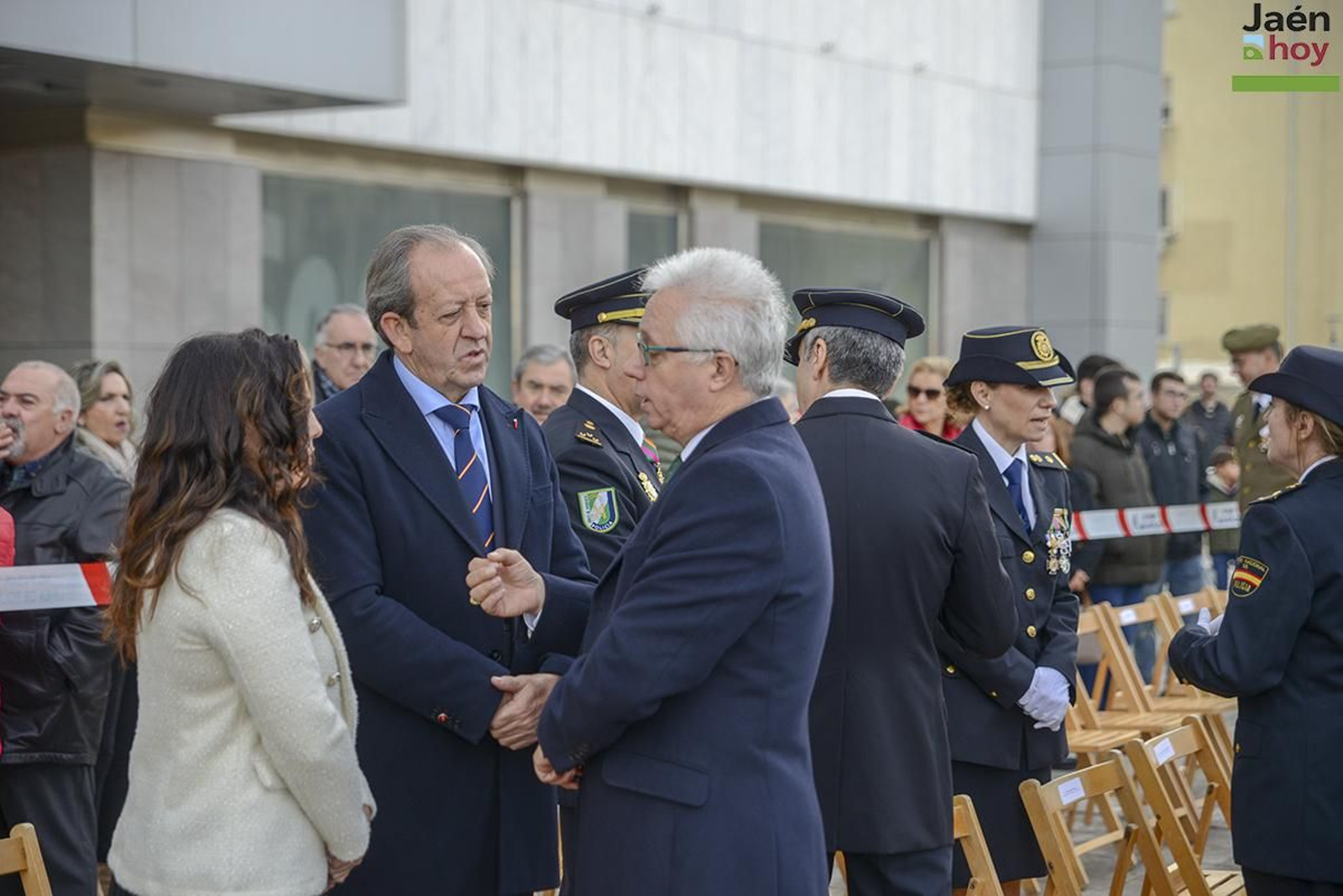 Celebración del bicentenario de la Policía Nacional en Jaén.
