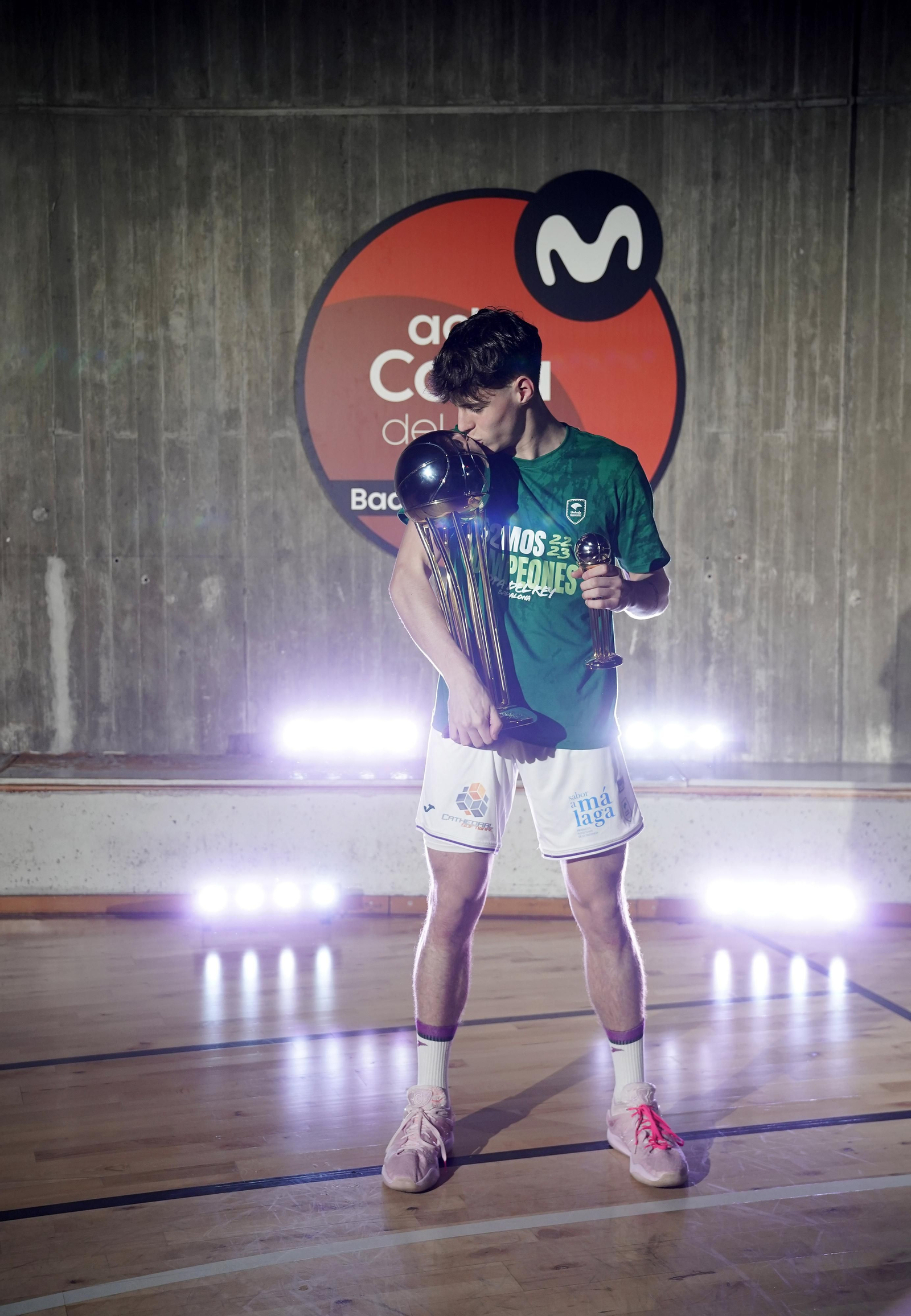 La sesión de fotos del Unicaja campeón