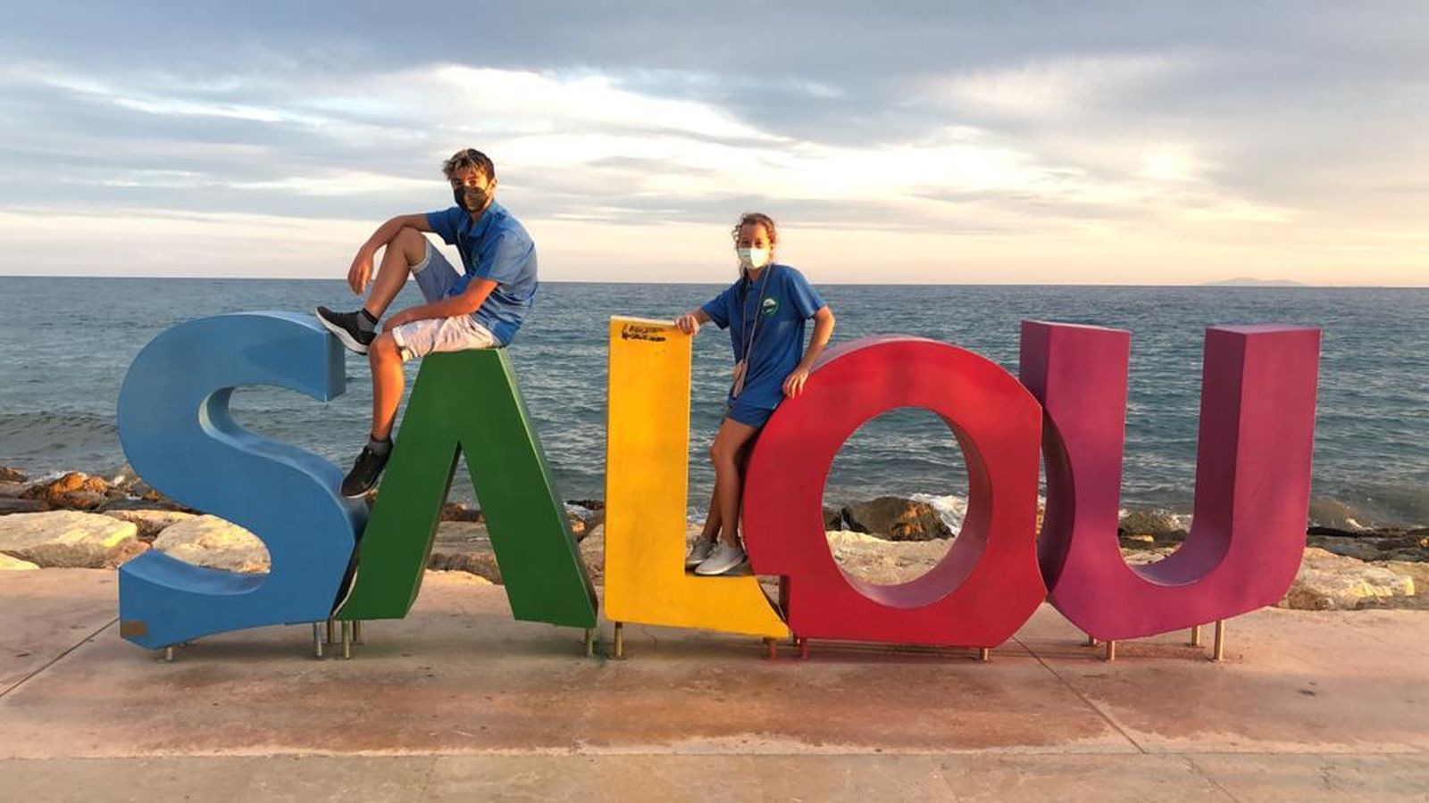 Samuel e Iria fueron los representantes del CN Huelva en Tarragona.