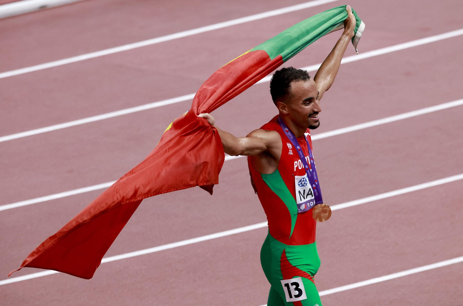 Las fotos de la lesión de Jordan Díaz y del resto de la jornada del Mundial de atletismo