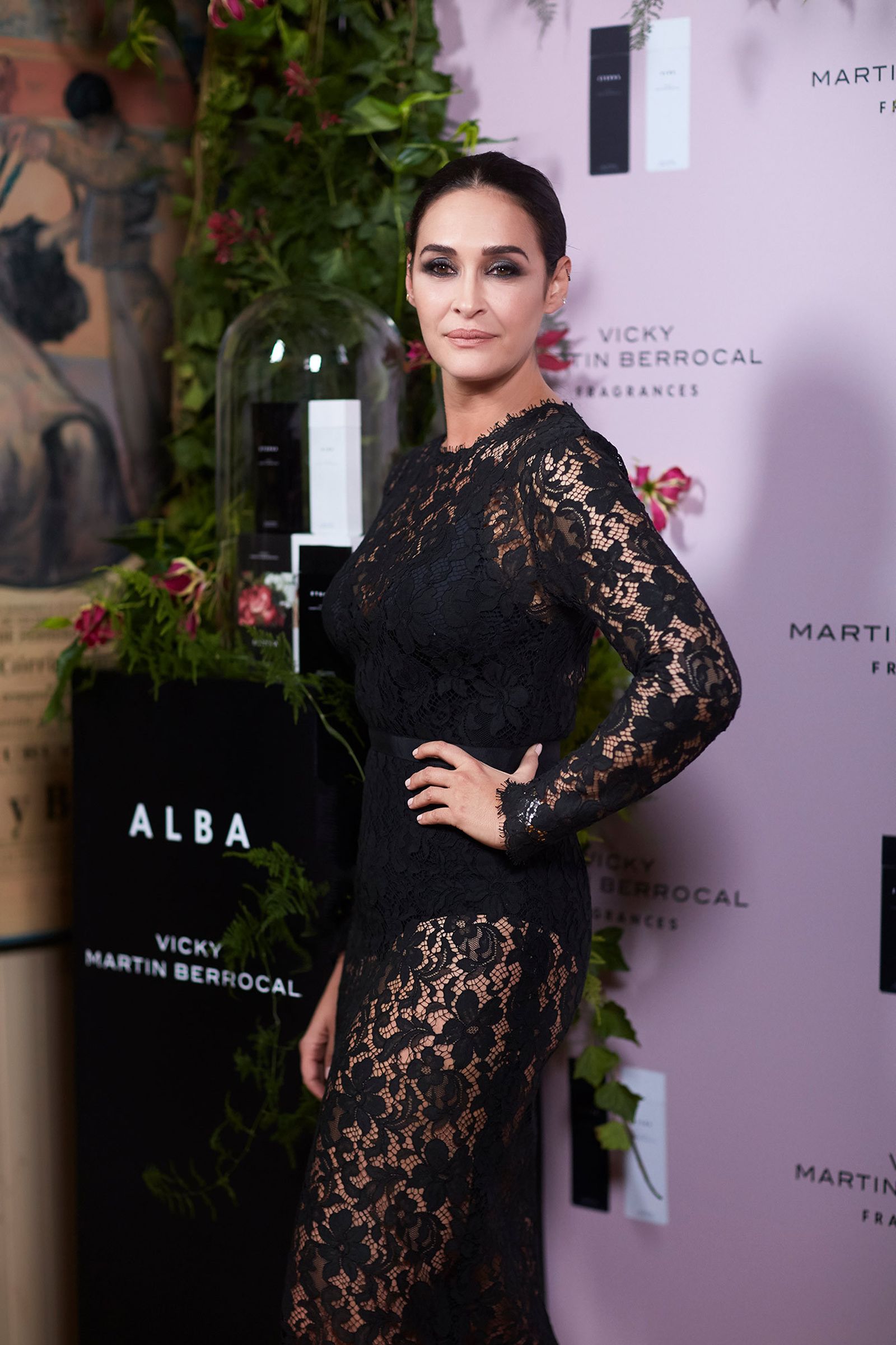 Vicky, en la presentación de sus nuevas fragancias a la prensa.