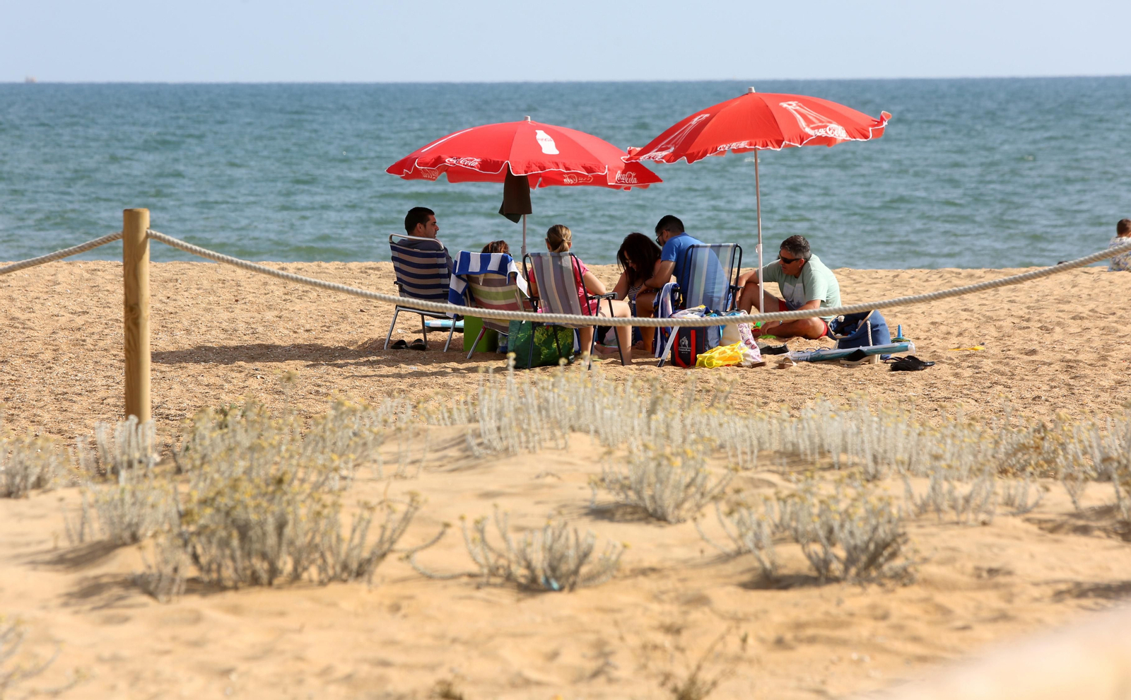 Las imágenes de la Playa del Espigón