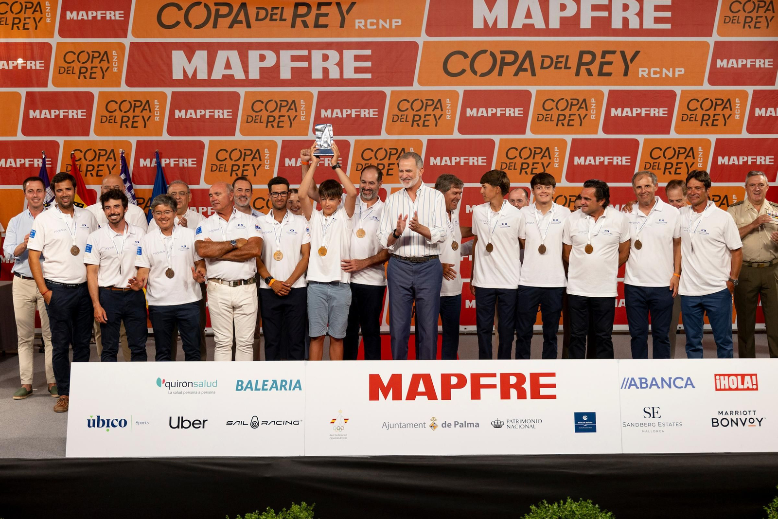 Las fotos de la entrega de premios de la Copa del Rey Mapfre de vela