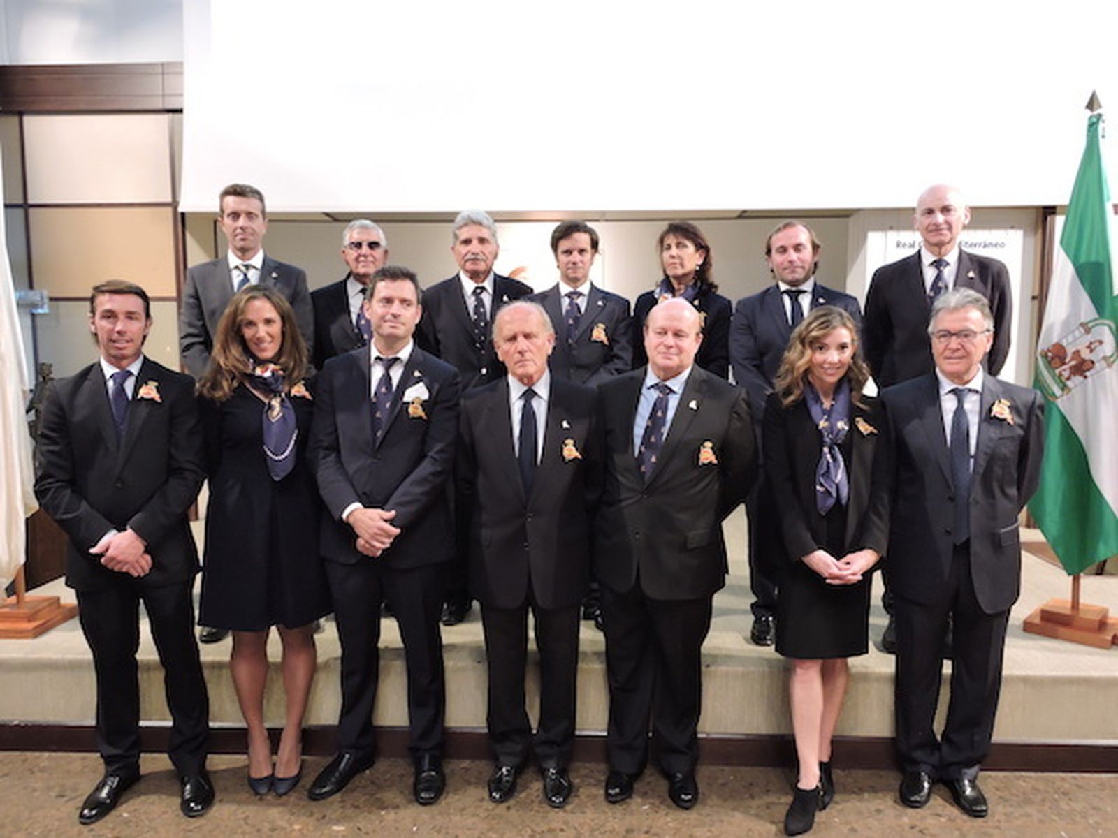 La nueva junta directiva del Club Mediterráneo.