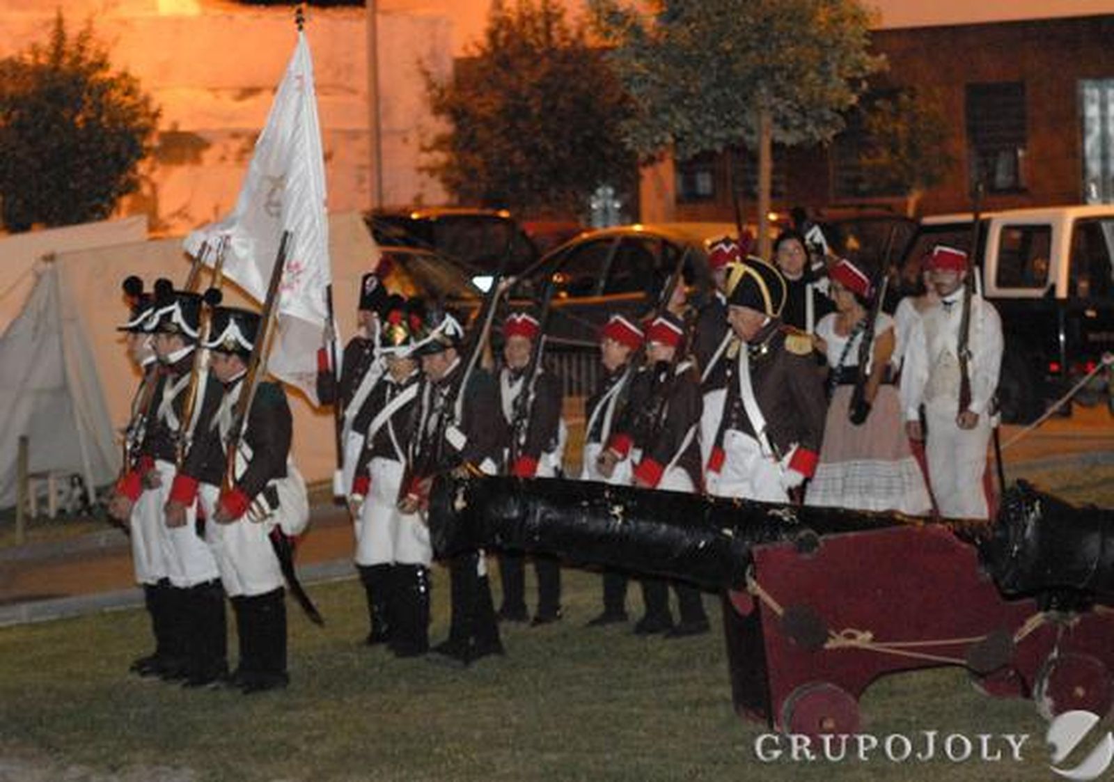 Recreación de la batalla del Portazgo.

Foto: Rioja