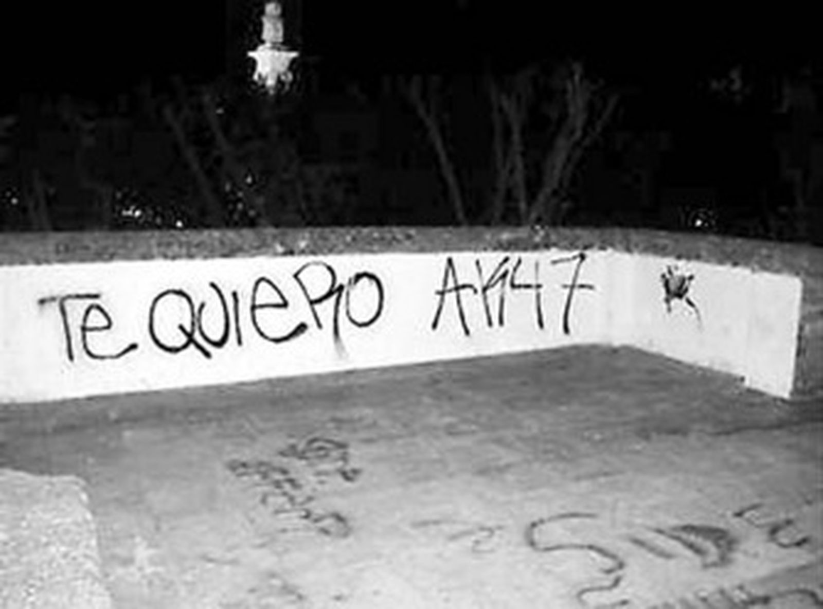 Una de las pintadas realizadas en San Carlos.