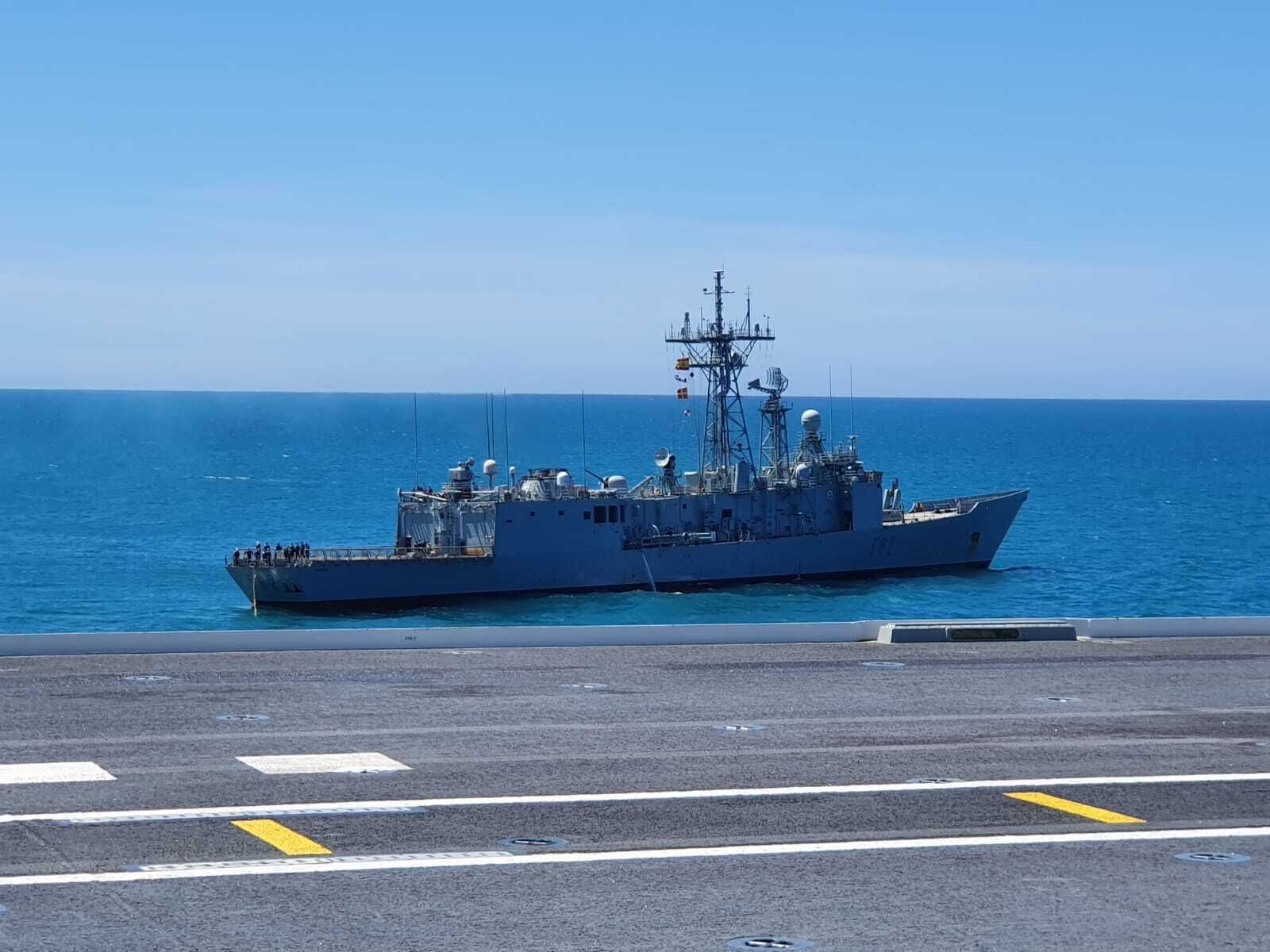 Las imágenes de la calificación operativa del buque 'Juan Carlos I'