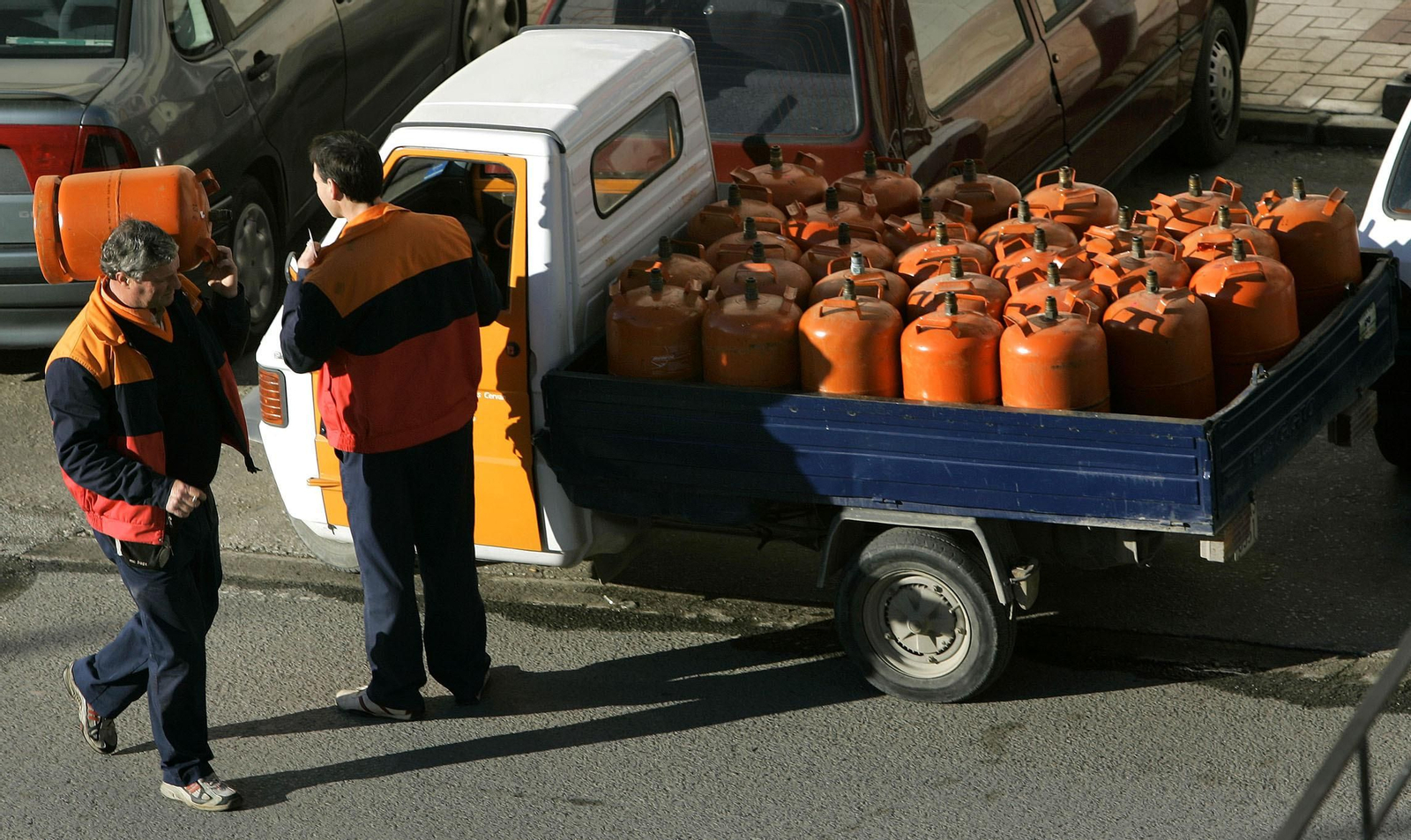 Repartidores de bombonas de butano