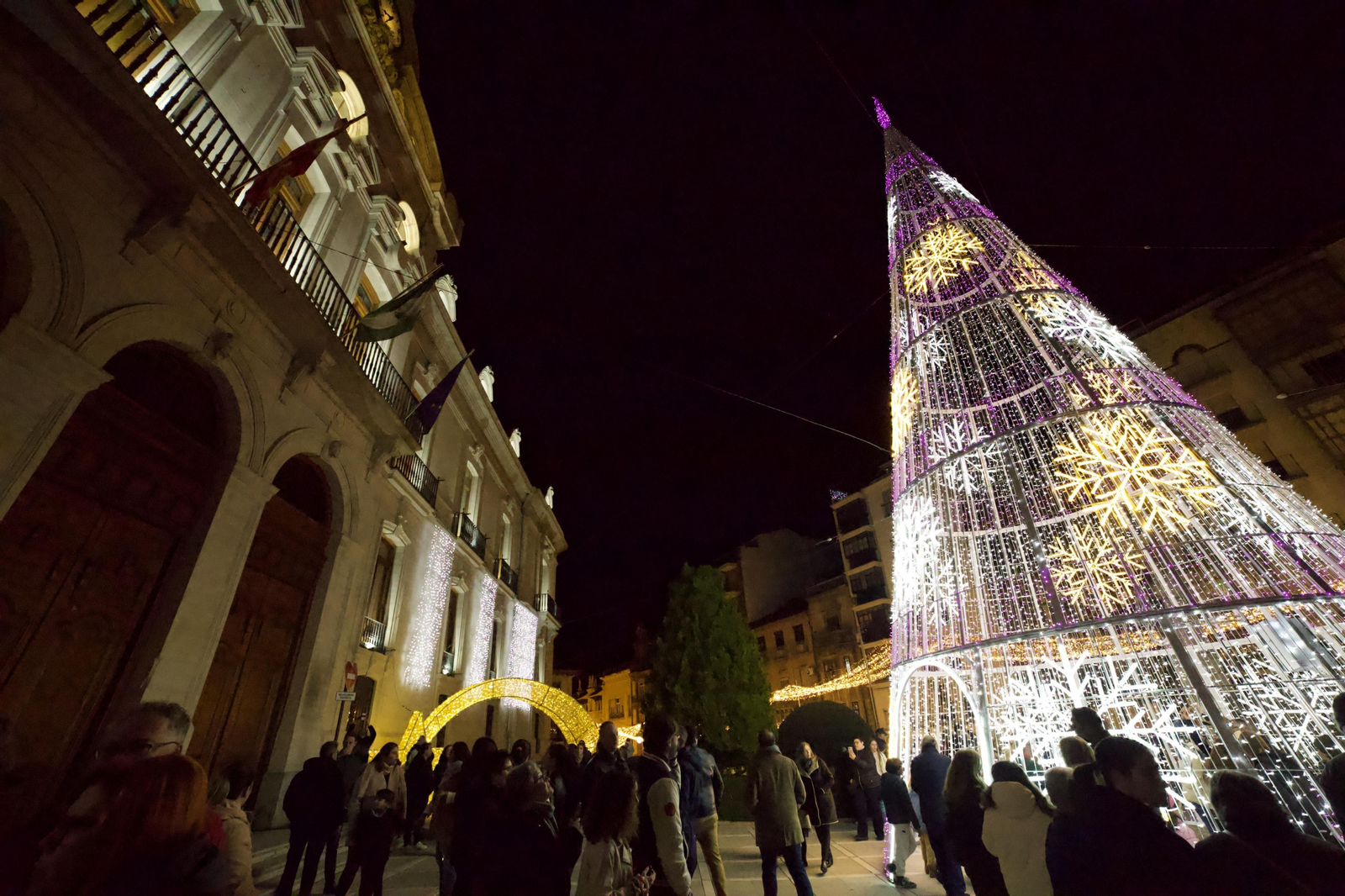 Así ha sido el encendido de luces en Jaén capital