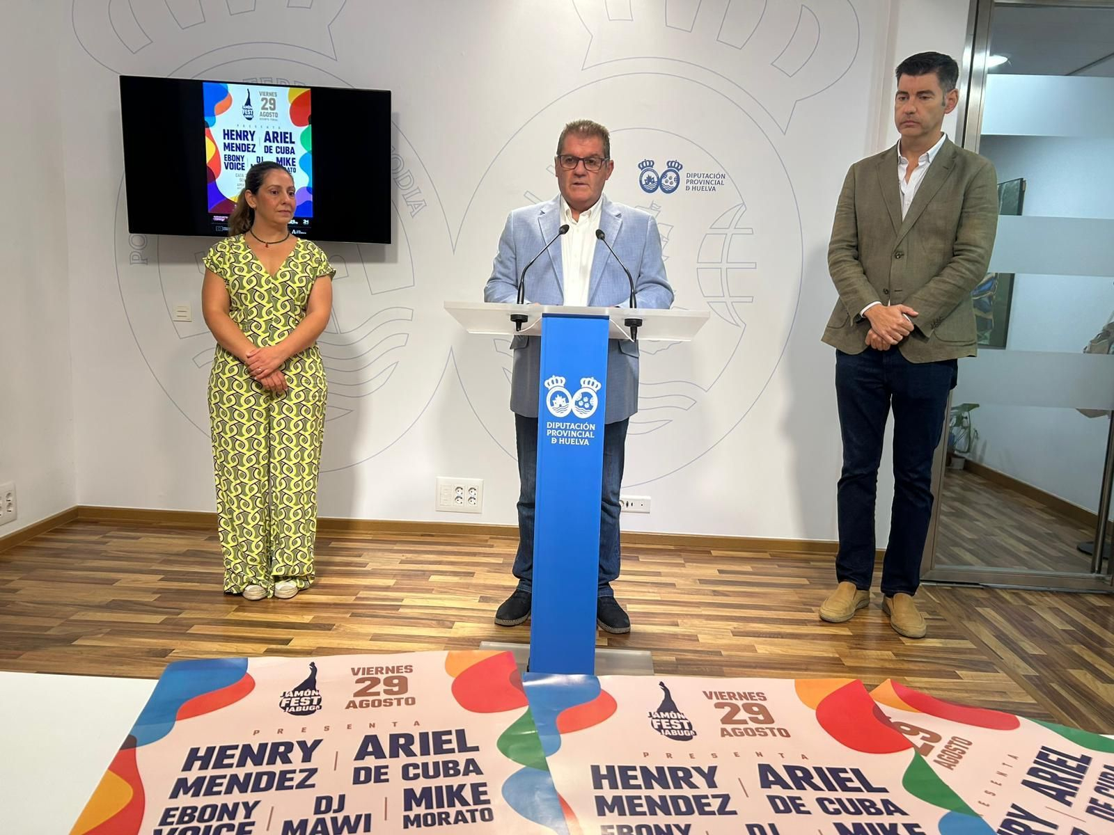 Presentación en la Diputación de Huelva del Jamon Fest.