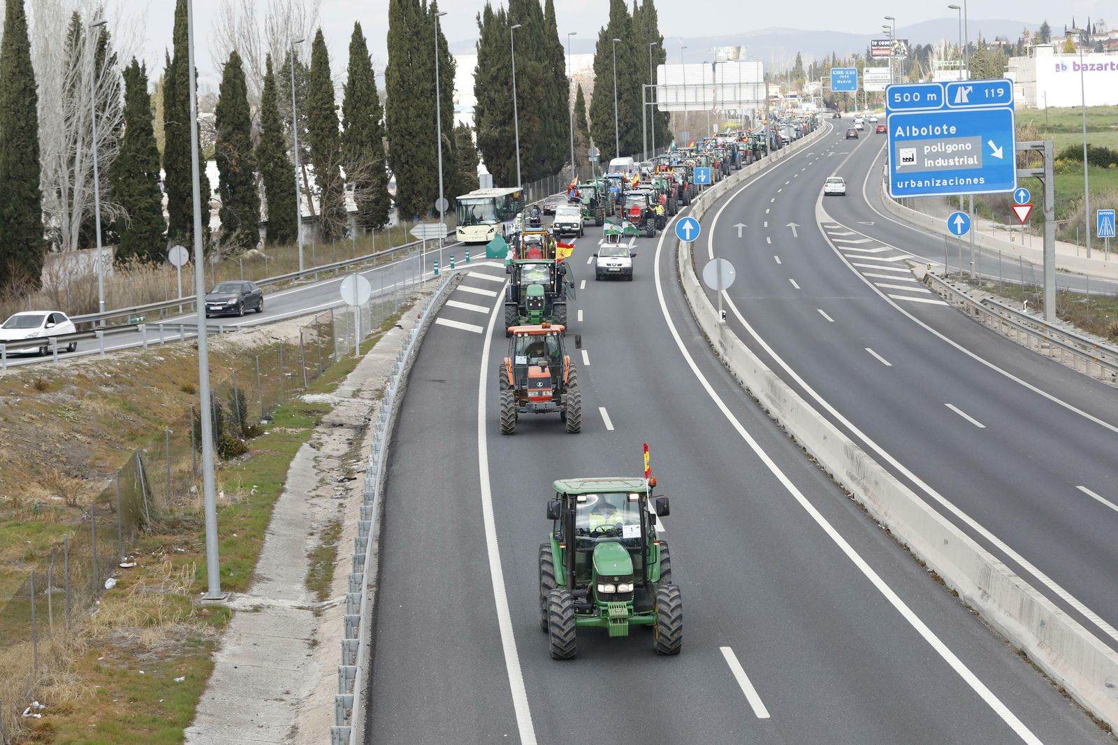 Curiosidades: las mejores fotos de la manifestación del campo en Granada