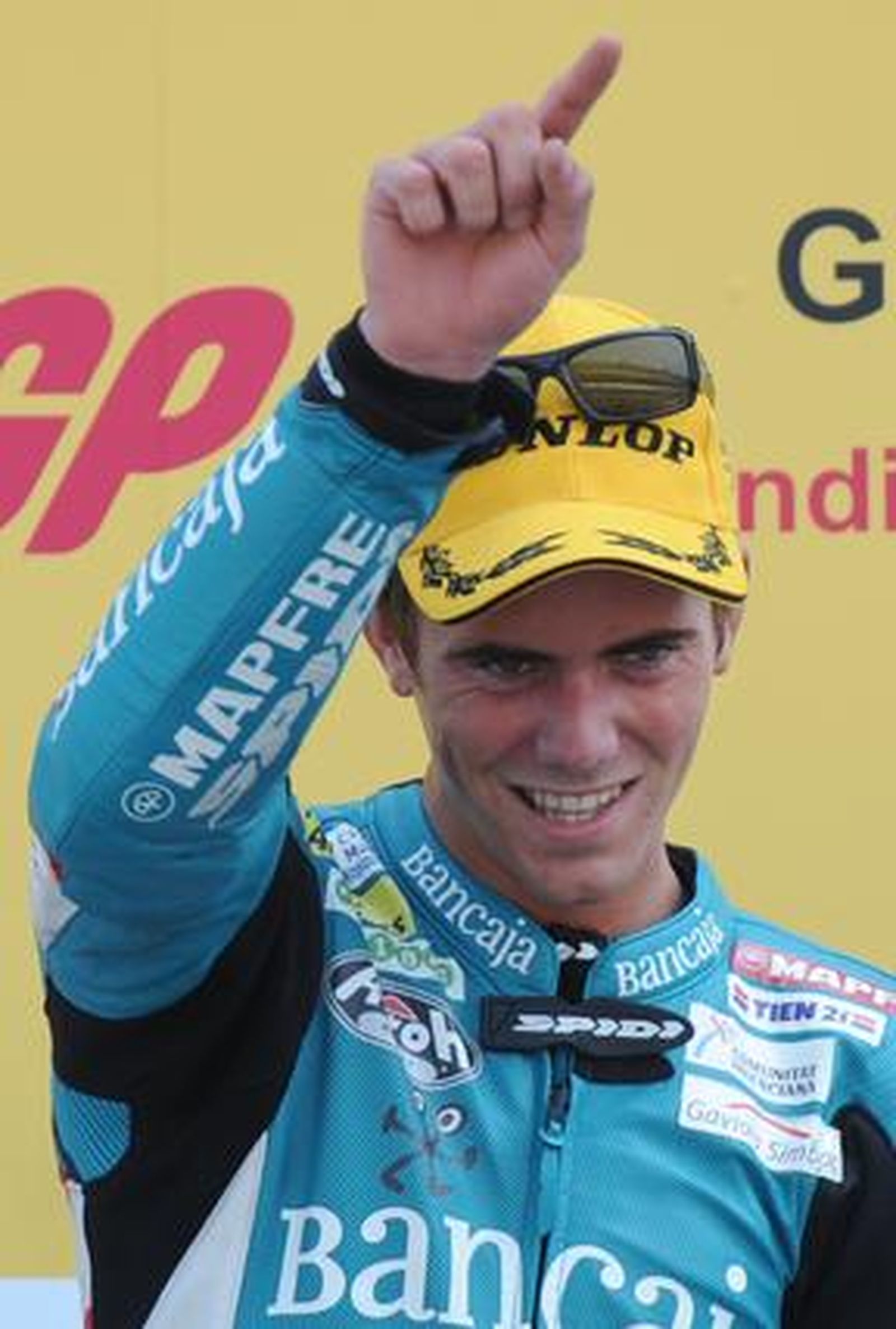 El ganador de la categoría 125cc. Nicolás Terol del Gran Premio de Indianápolis.

Foto: EFE