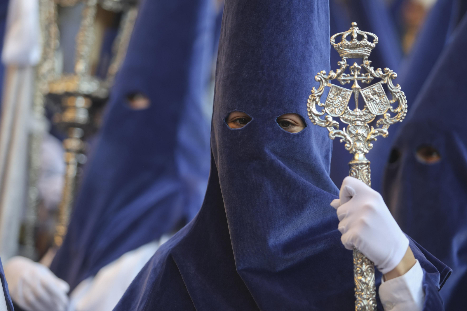 El Rico, en su procesión del Miércoles Santo en Málaga El Rico, en su procesión del Miércoles Santo en Málaga