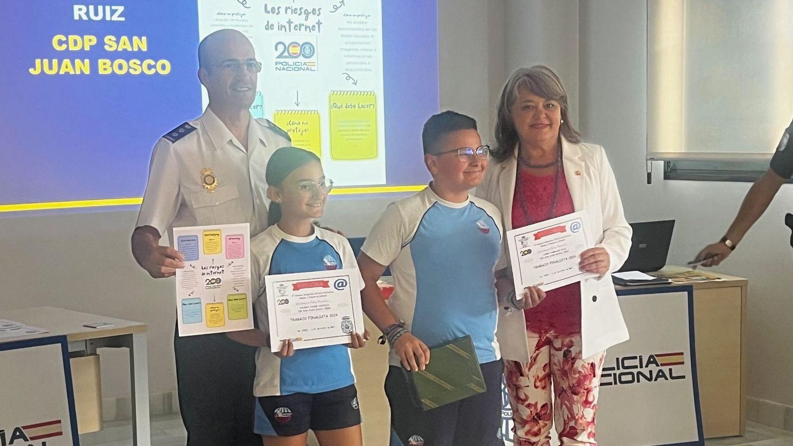 Curro Carrasco, Valeria Jaime (Colegio Salesianas San Juan Bosco)
