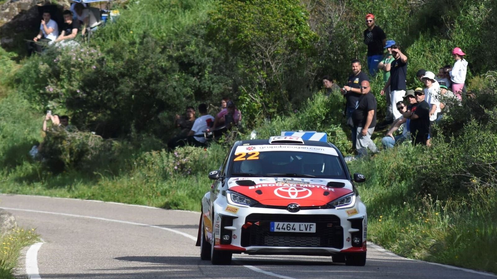 Uno de los participantes en el 41 Rallye Internacional Sierra Morena.