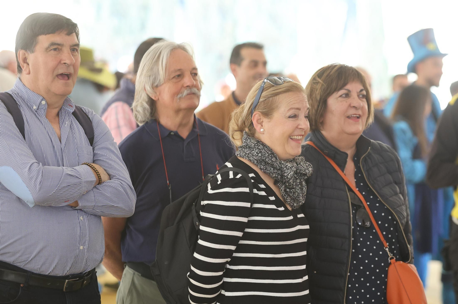Imágenes del gran ambiente en el carrusel de agrupaciones del Carnaval Colombino 2024