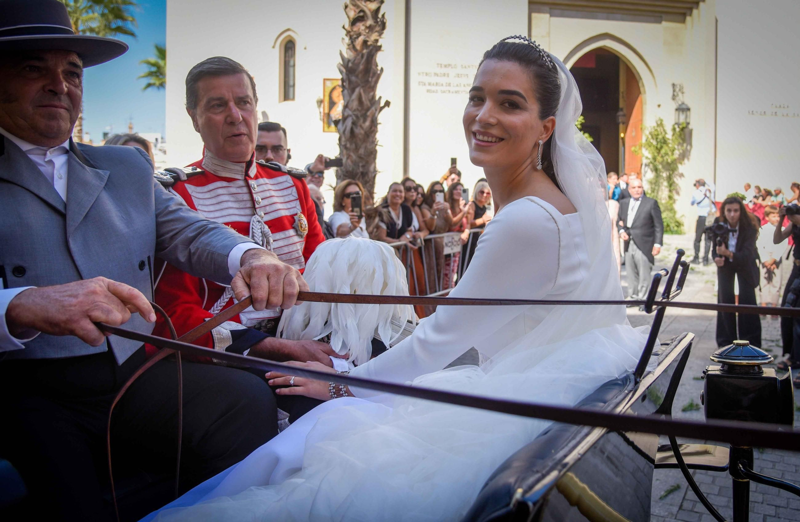 Imágenes de la boda de Cayetano y Bárbara Mirjan